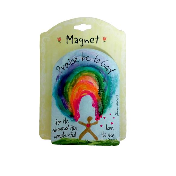 Praise Be To God Magnet – Christian Vintage - Picture 5 of 14